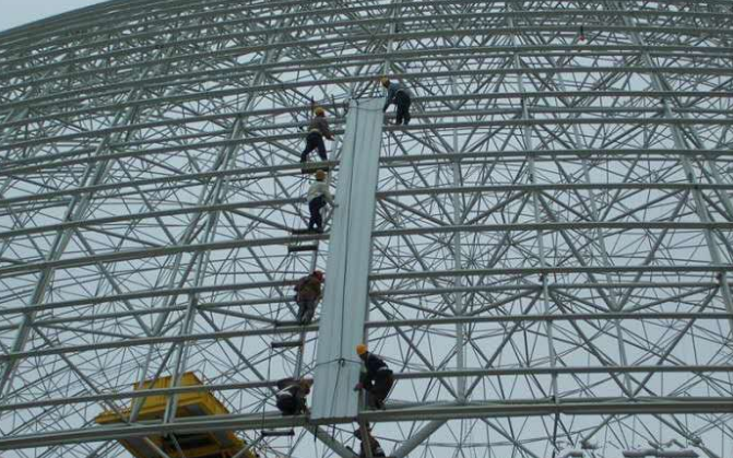 建德网架装配好以后应当留神哪八项验收事件